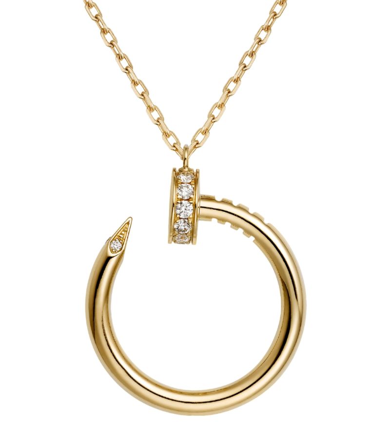 Vòng cổ CARTIER Yellow Gold and Diamond Juste un Clou Necklace vàng vàng 18K
