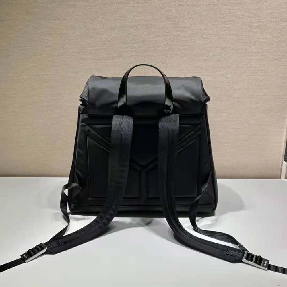 BALO Prada Women Re-Nylon and Leather Backpack