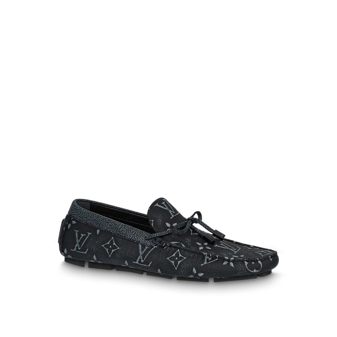 GIÀY LOUIS VUITTON LV DRIVER MOCCASIN BLACK