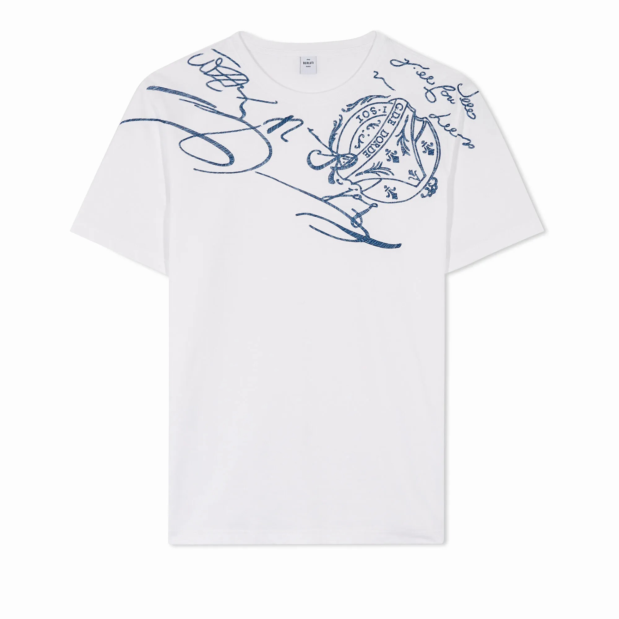ÁO BERLUTI SCRITTO T-SHIRT SS2022