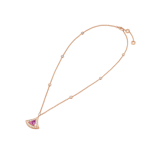 DÂY CHUYỀN BULGARI DIVAS’ DREAM TOURMALINE DIAMOND 18K ROSE GOLD