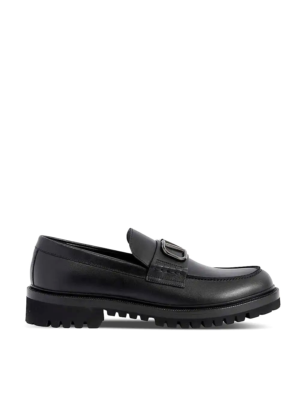 GIÀY VALENTINO GARAVANI VLOGO leather loafers