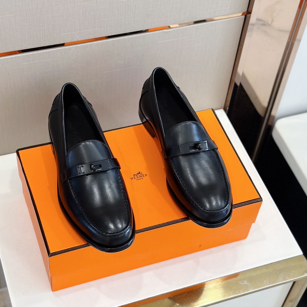 GIÀY HERMES LOAFER SHOES AAA