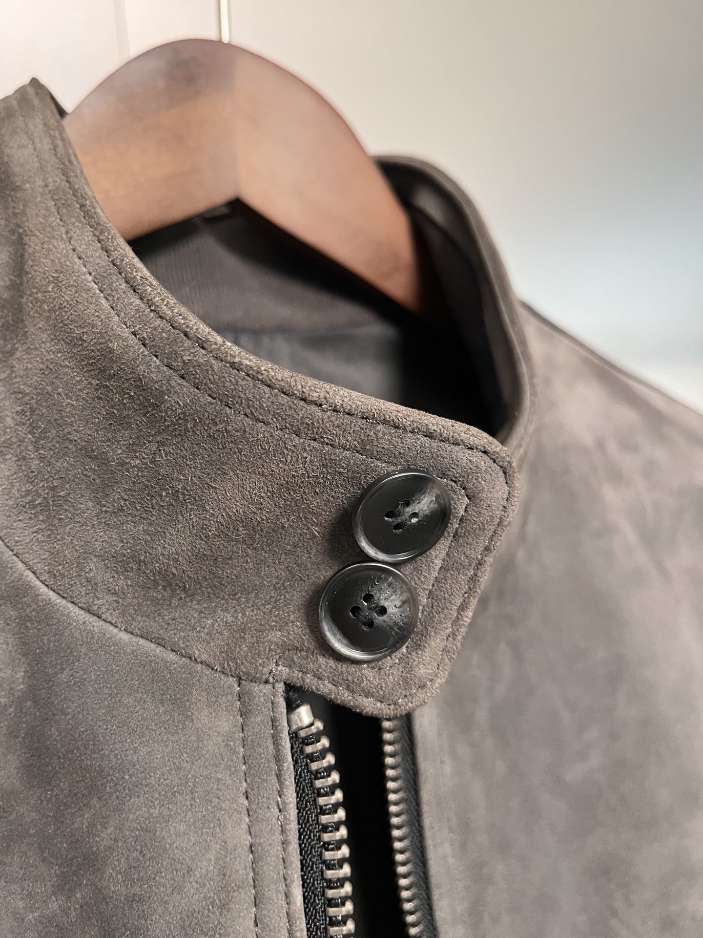 ÁO TOM FORD SUEDE LEATHER JACKET