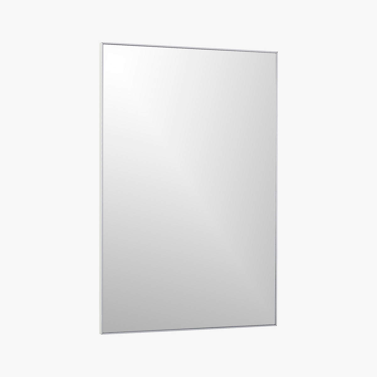 GƯƠNG ACURA WHITE WOOD RECTANGULAR WALL MIRROR