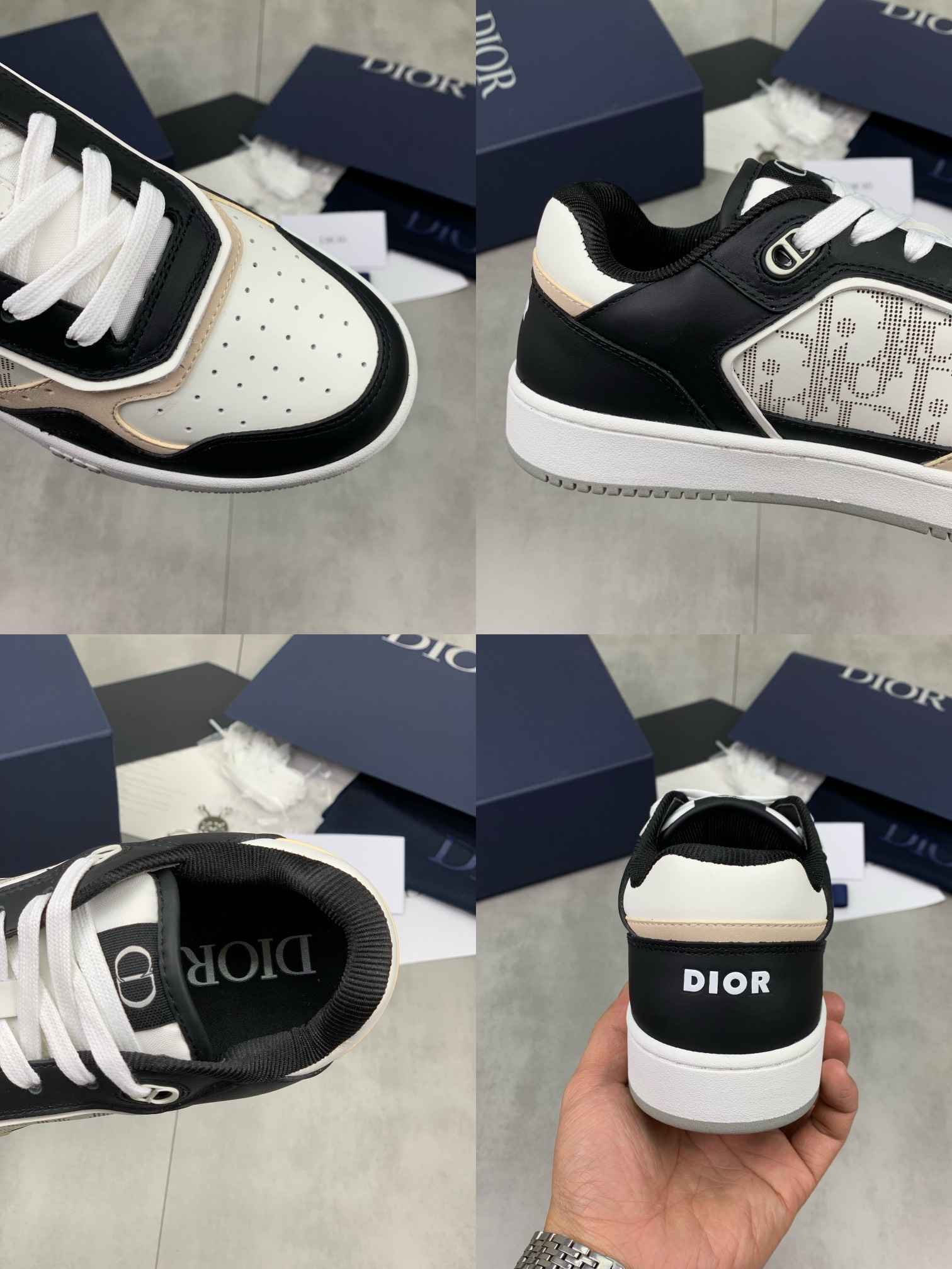 GIÀY CHRISTIAN DIOR LEATHER SNEAKER SHOES AAA