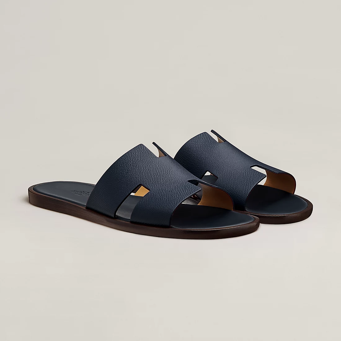 DÉP HERMES IZMIR EPSOM LEATHER NAVY AAA