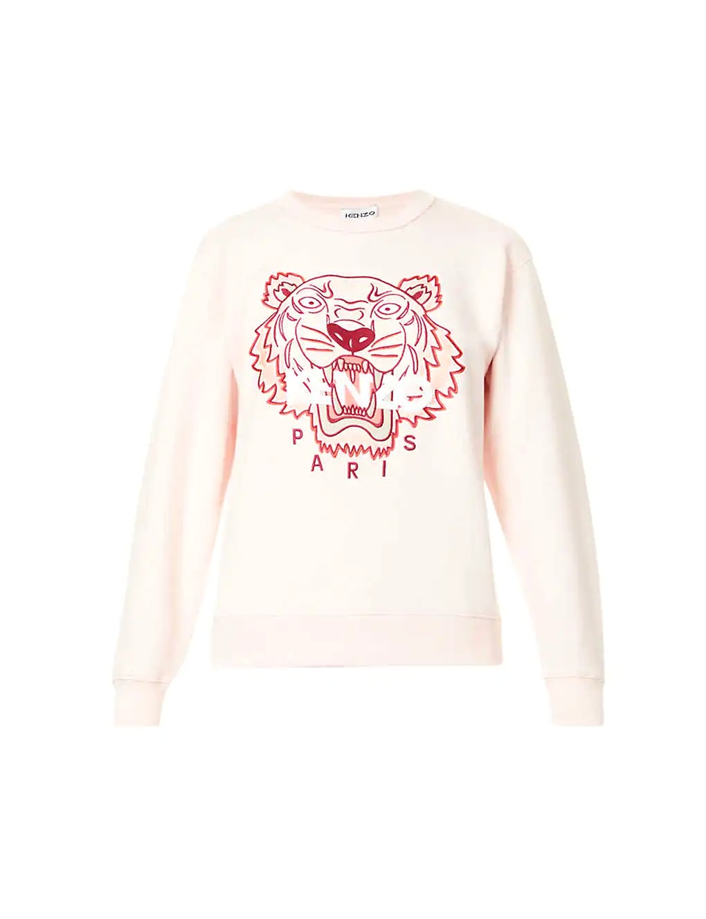 ÁO KENZO Tiger Classic brand-embroidered cotton-jersey sweatshirt