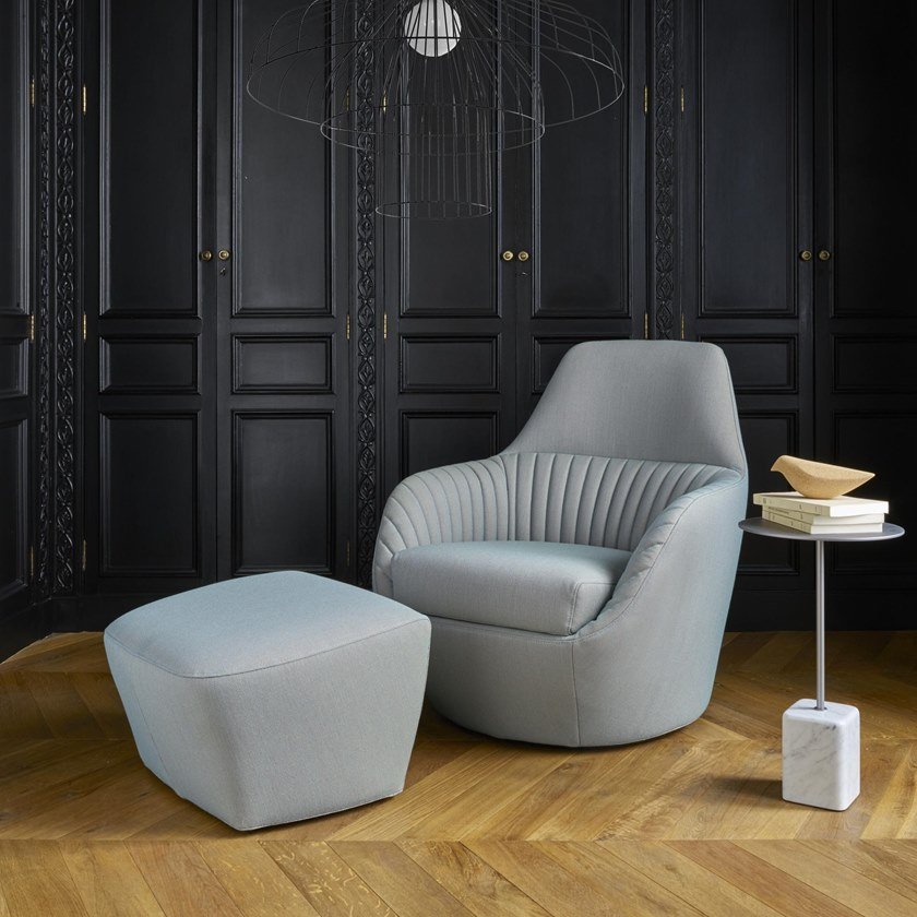 BÀN TRÀ NAMIA Round steel high side table