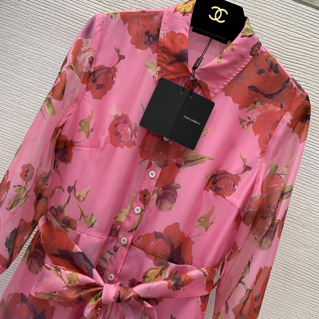 VÁY DOLCE & GABBANA Flower Party Long Dress High Classy