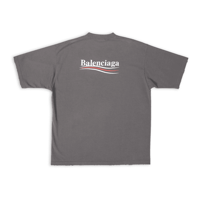 ÁO BALENCIAGA T SHIRT MÀU XÁM UNISEX