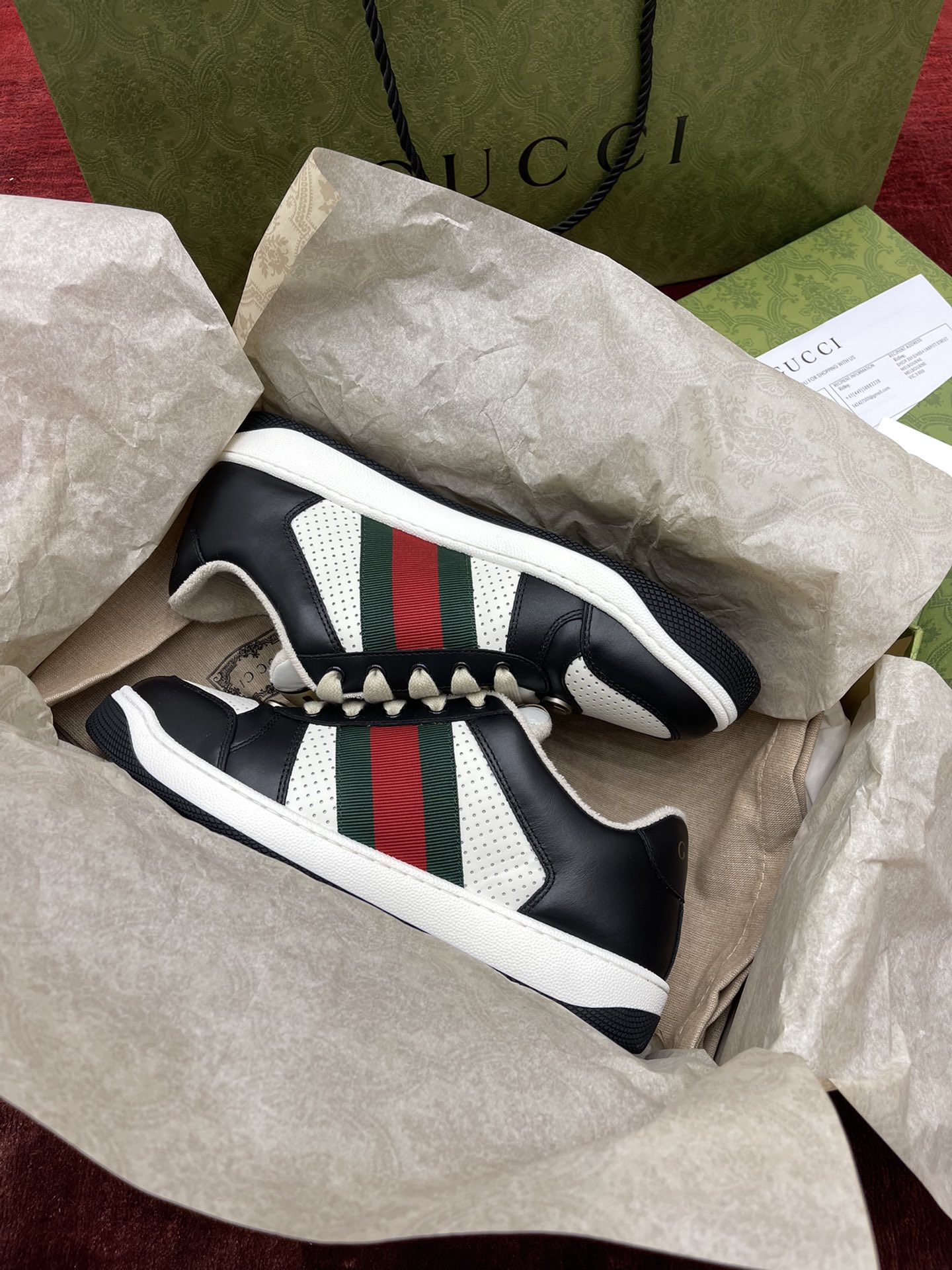 GIÀY GUCCI SCREENER SNEAKER SHOES AAA