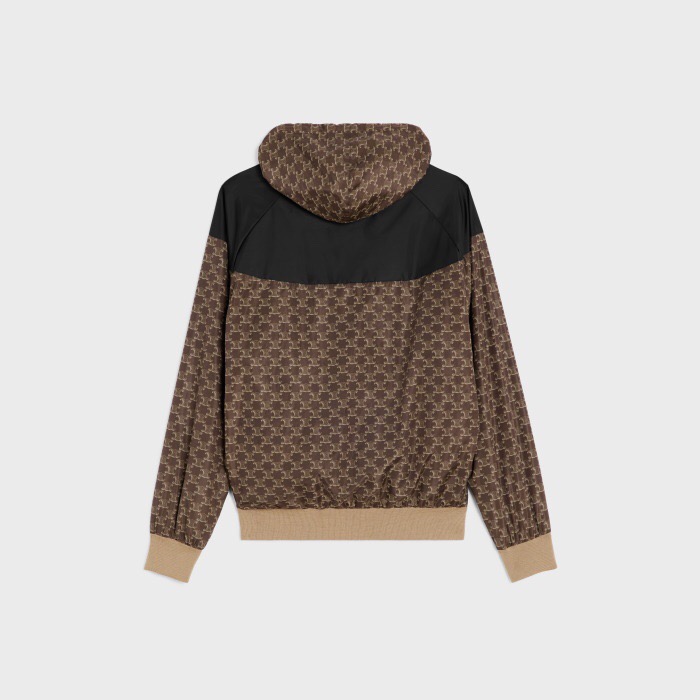 ÁO CELINE LOGO NYLON JACKET