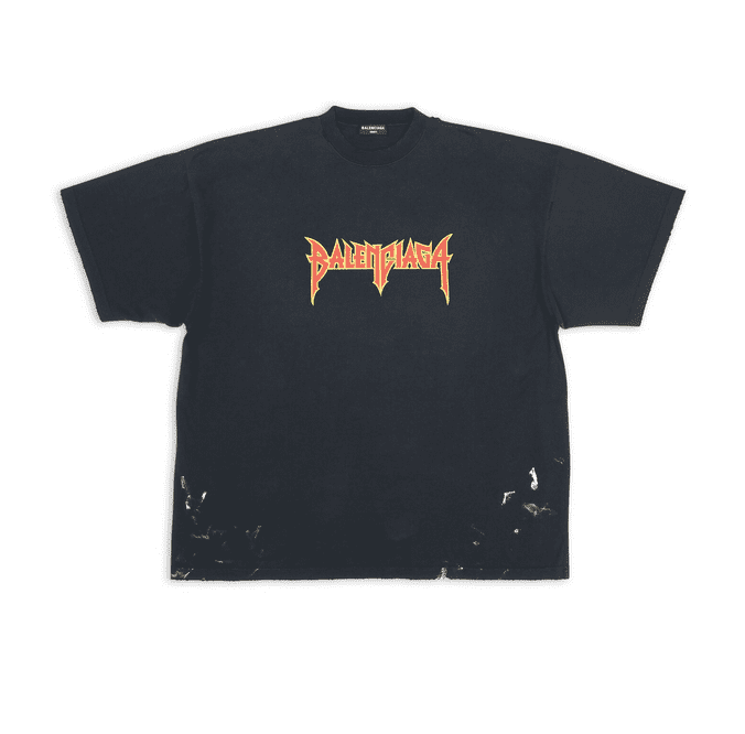 ÁO BALENCIAGA T SHIRT MÀU ĐEN UNISEX