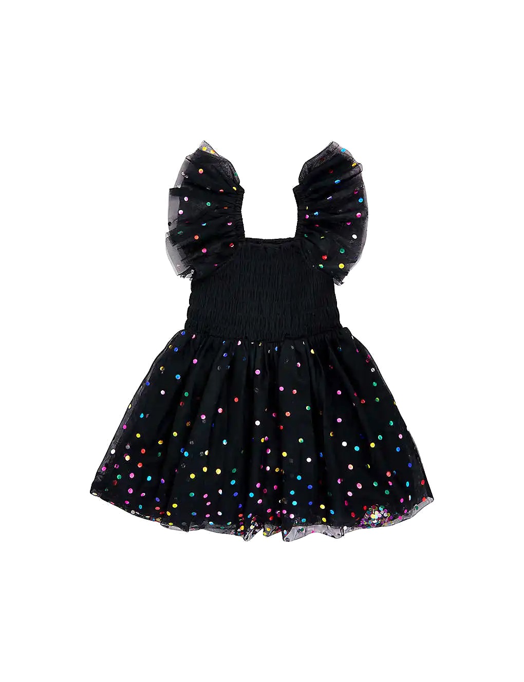 ÁO STELLA MCCARTNEY Polka-dot tulle dress 4-12 years