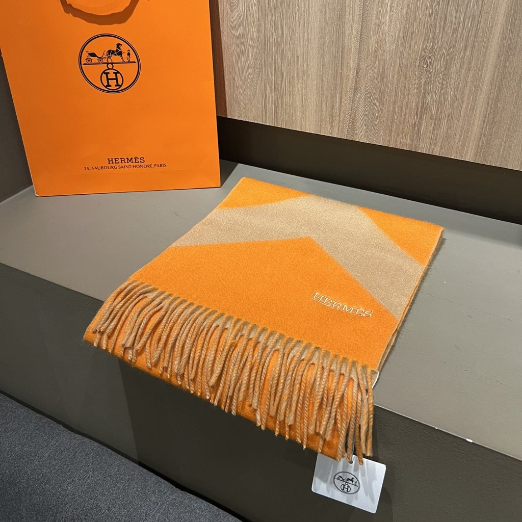 KHĂN HERMES cashmere scarf