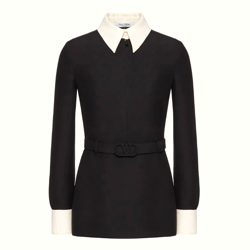 Váy Valentino Women Crepe Couture Top-Black