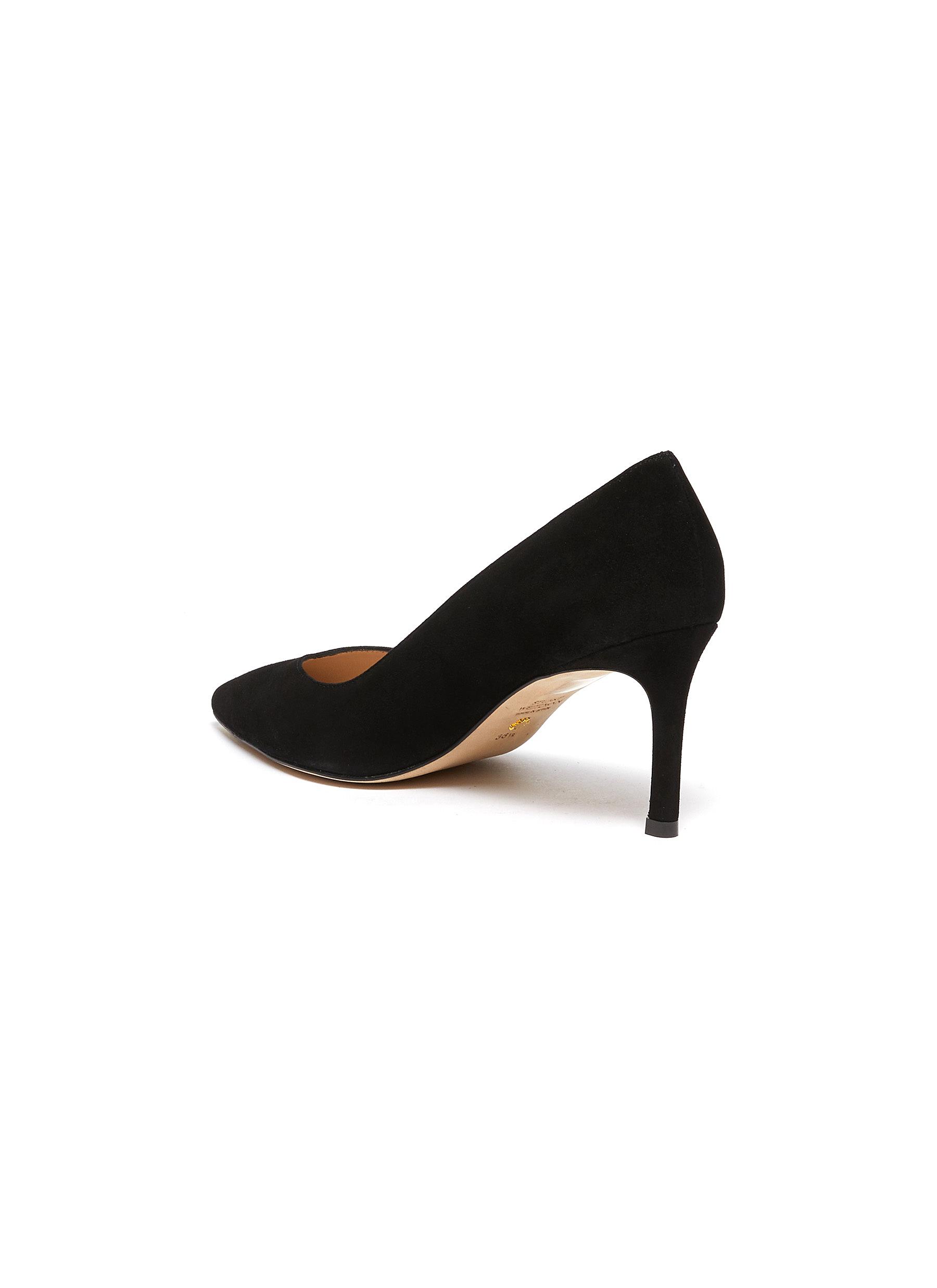 GIÀY STUART WEITZMAN ANNY' SWEETHEART VAMP SUEDE PUMPS