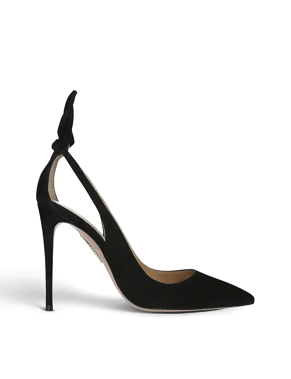 GIÀY AQUAZZURA Deneuve suede heeled pumps