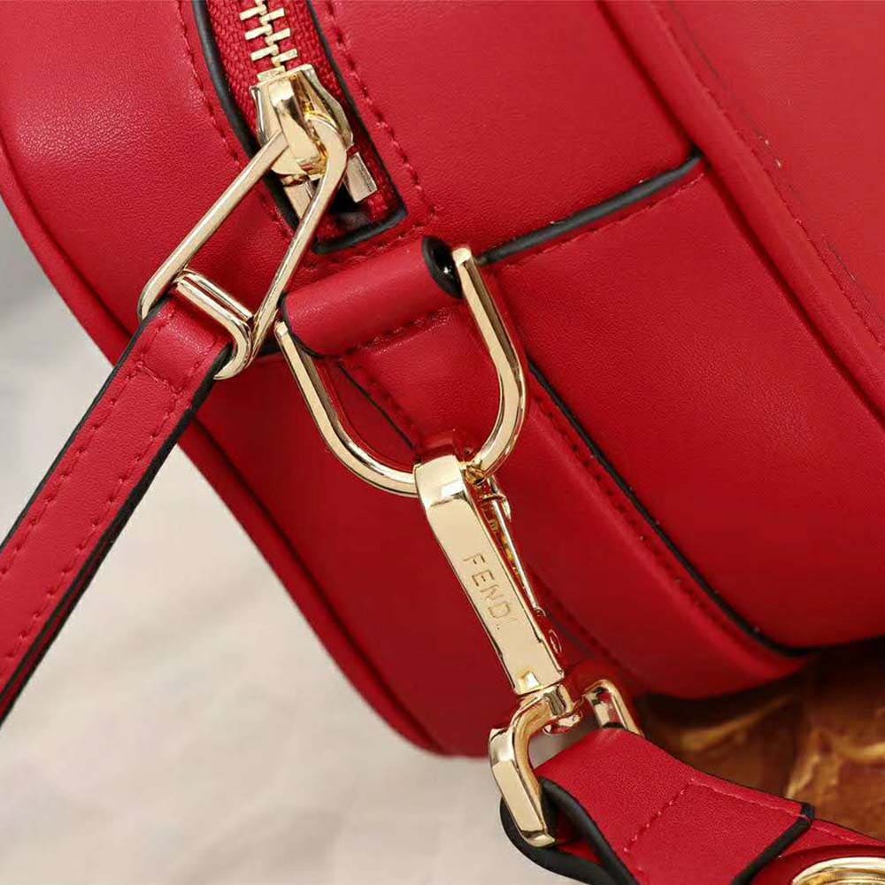 TÚI Fendi Women Camera Case Leather Bag-Red