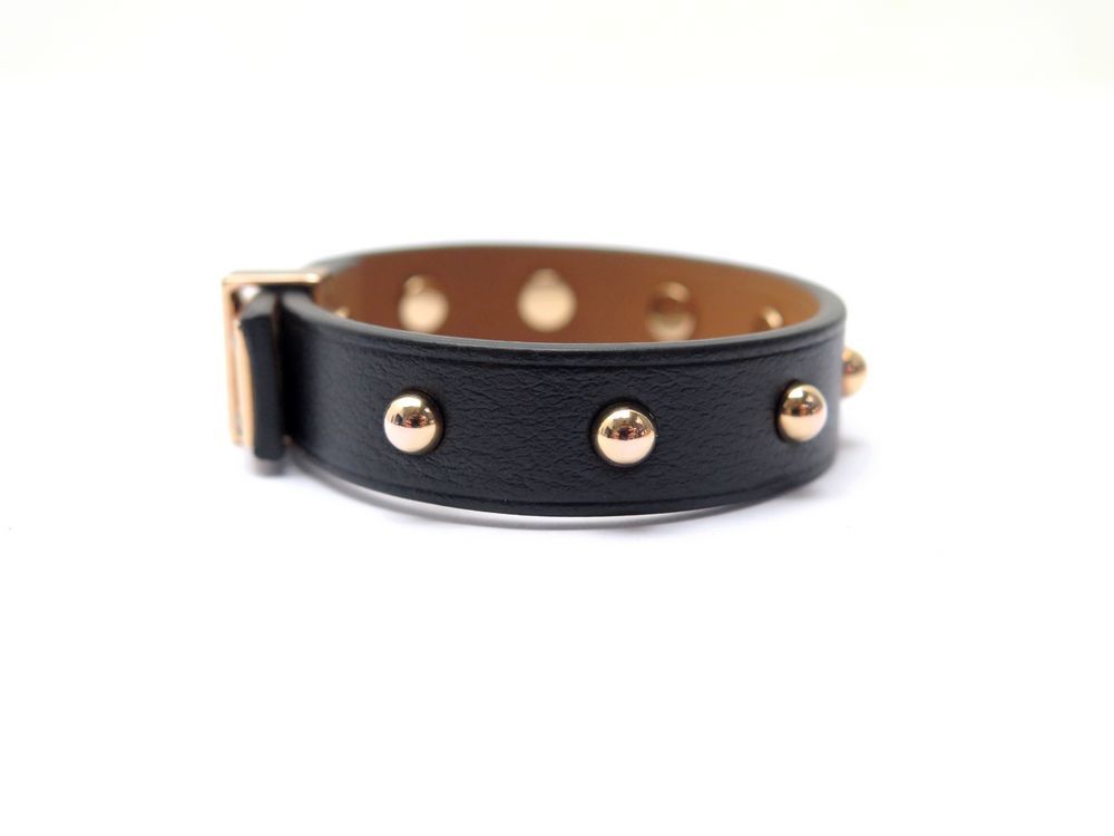 HERMES BRACELETS mini dog clous ronds