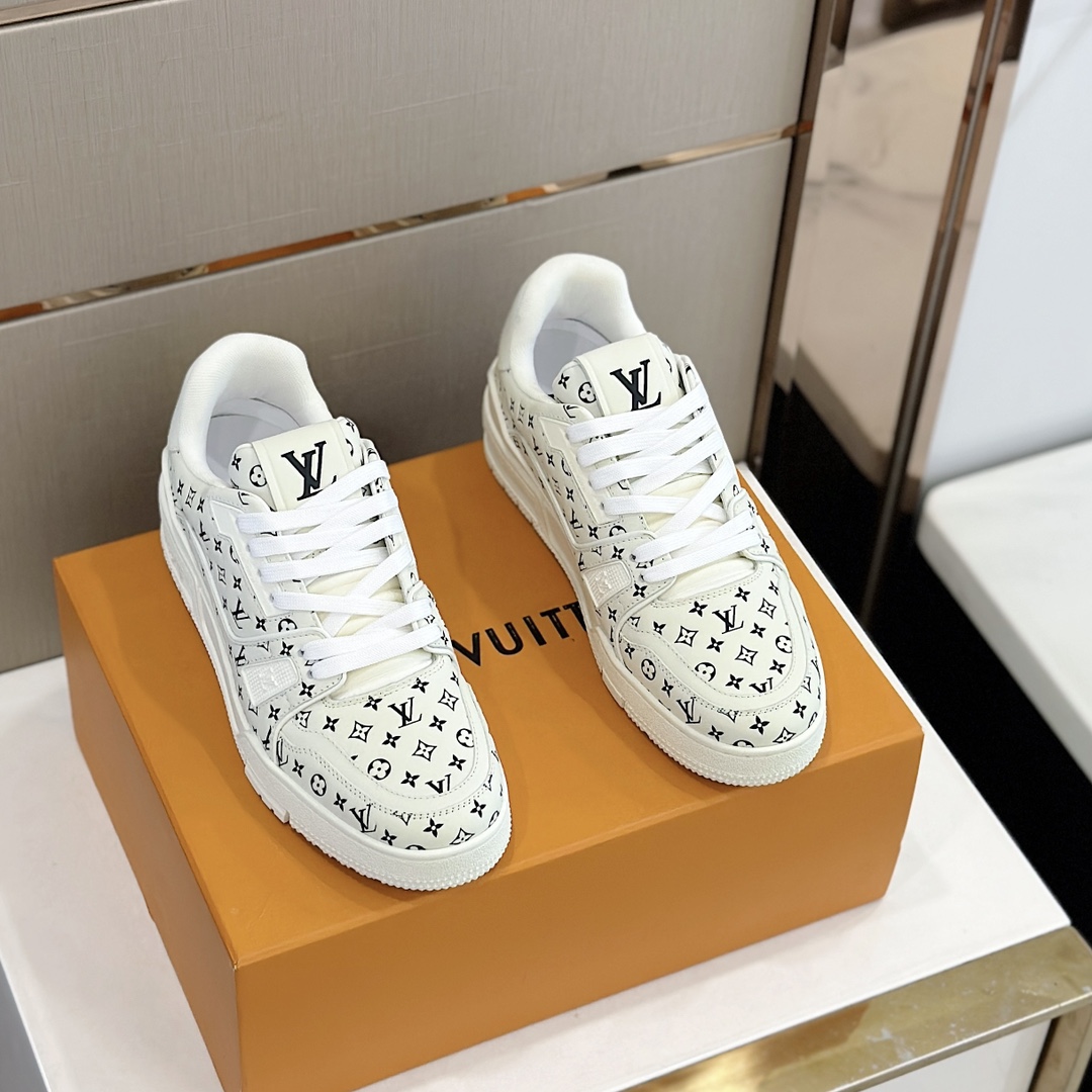 GIÀY LOUIS VUITTON TRAINER MONOGRAM SNEAKERS SHOES AAA