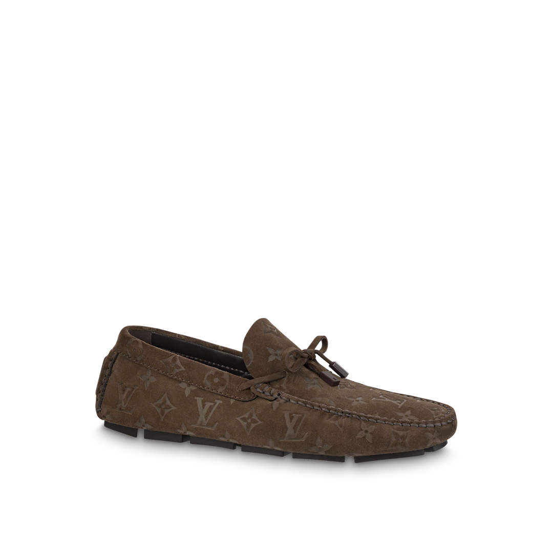 GIÀY LOUIS VUITTON LV DRIVER MOCCASIN MOKA