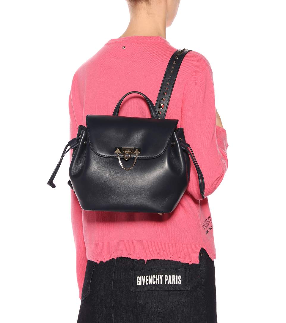 BALO VALENTINO Garavani Demilune Small leather backpack