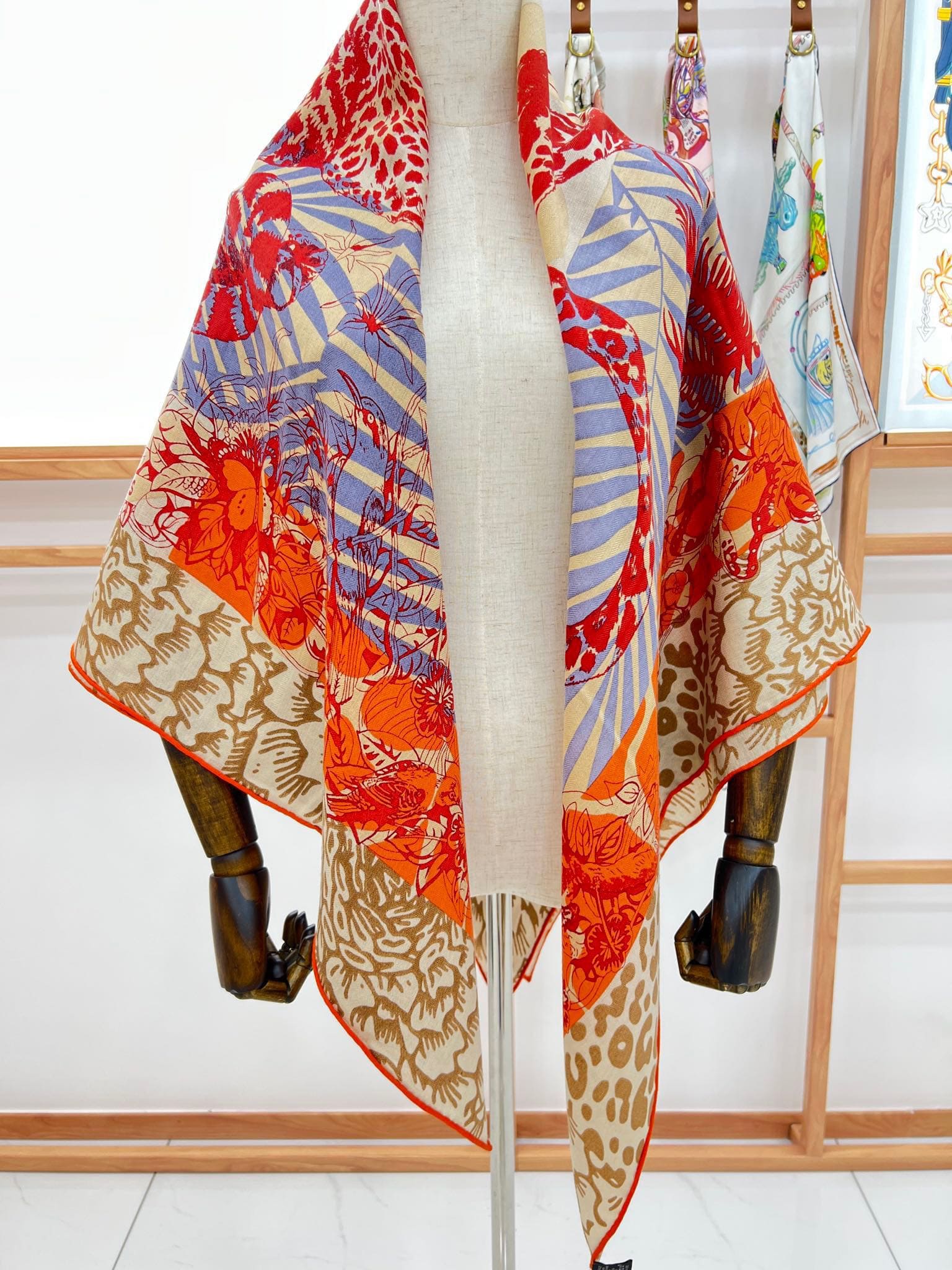 KHĂN HERMES cashmere scarf