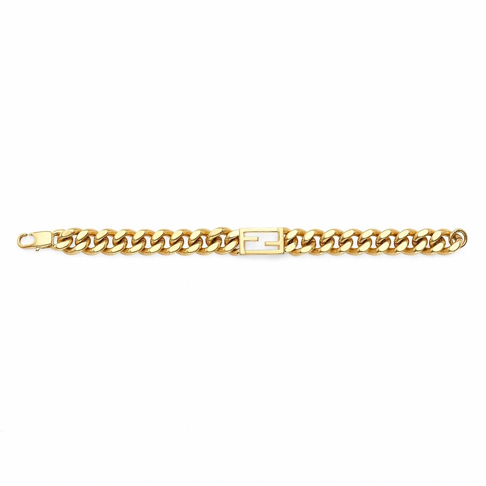 VÒNG TAY Fendi Women Baguette Gold-colored Bracelet