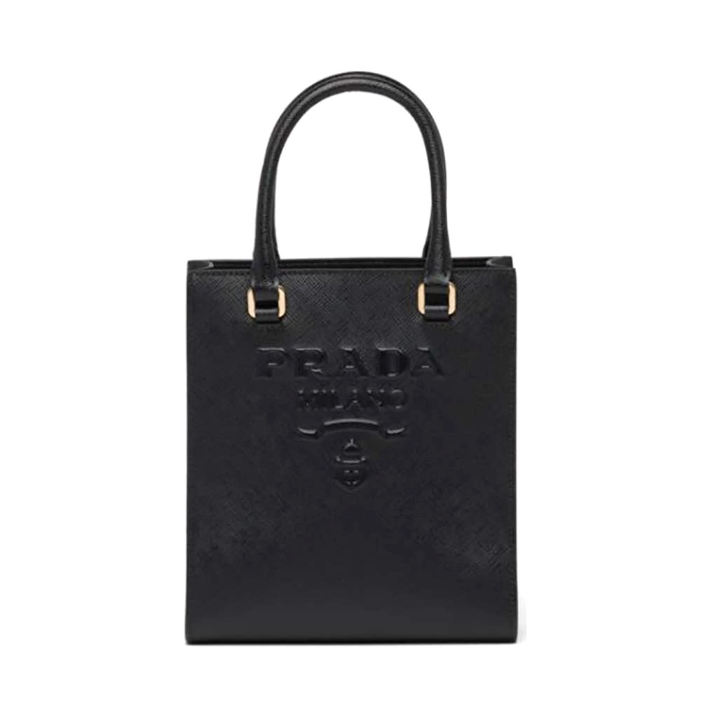 TÚI Prada Women Small Saffiano Leather Handbag-Black