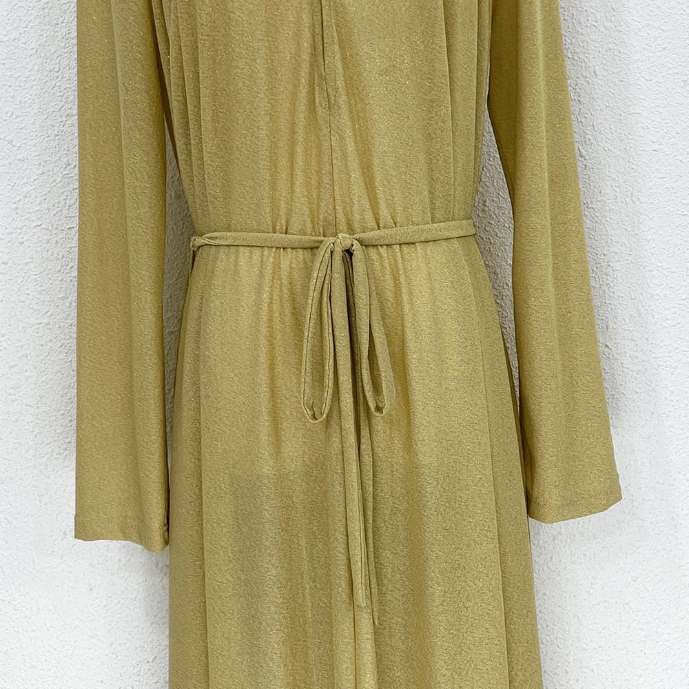 VÁY ZIMMERMANN Gold Glitter Vintage Dress High Classy