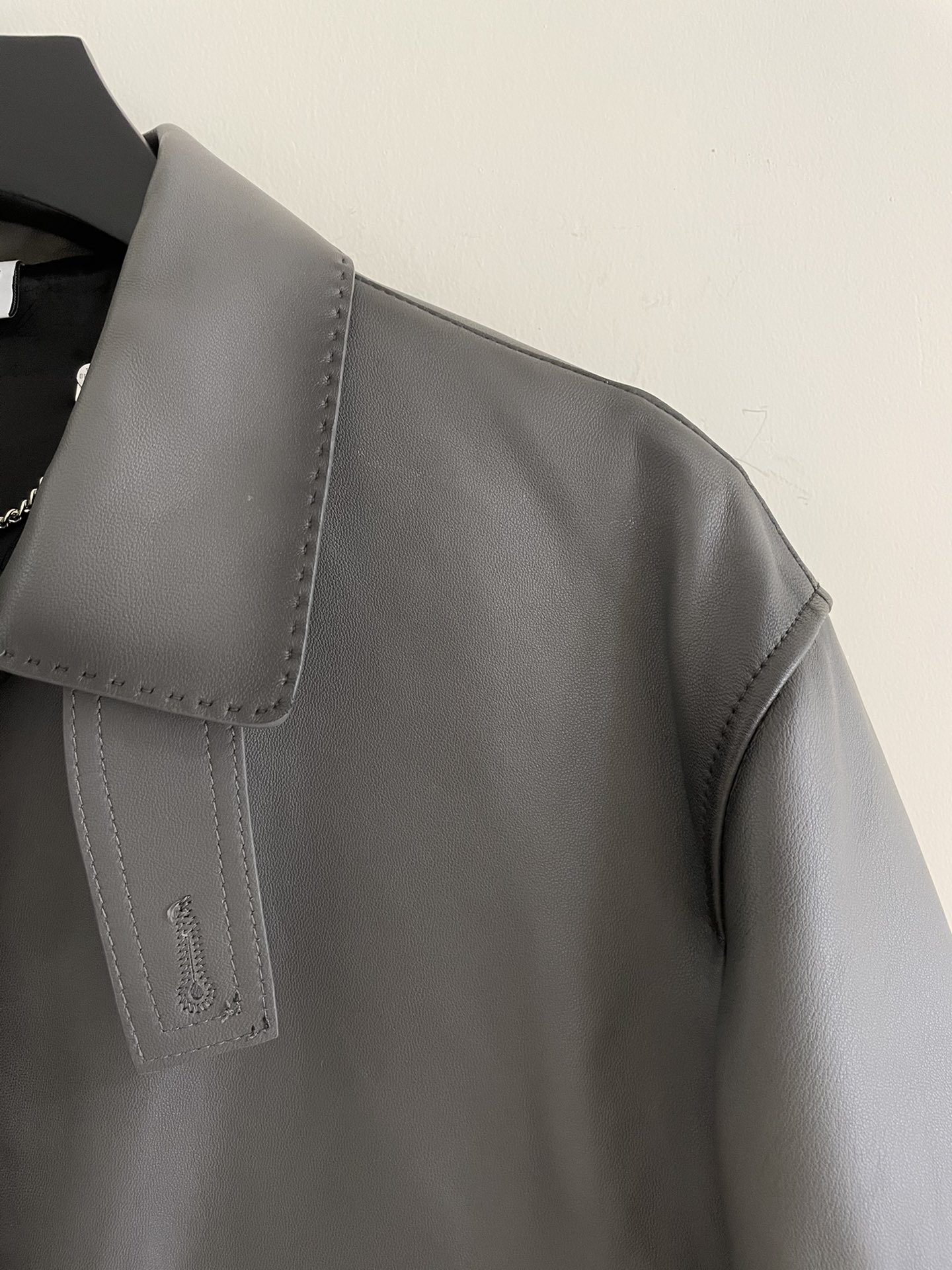 ÁO BERLUTI LEATHER JACKET ELEPHANT