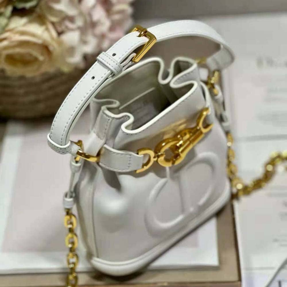 Túi Dior Women Small C’est Dior Bag Latte CD-Embossed Calfskin