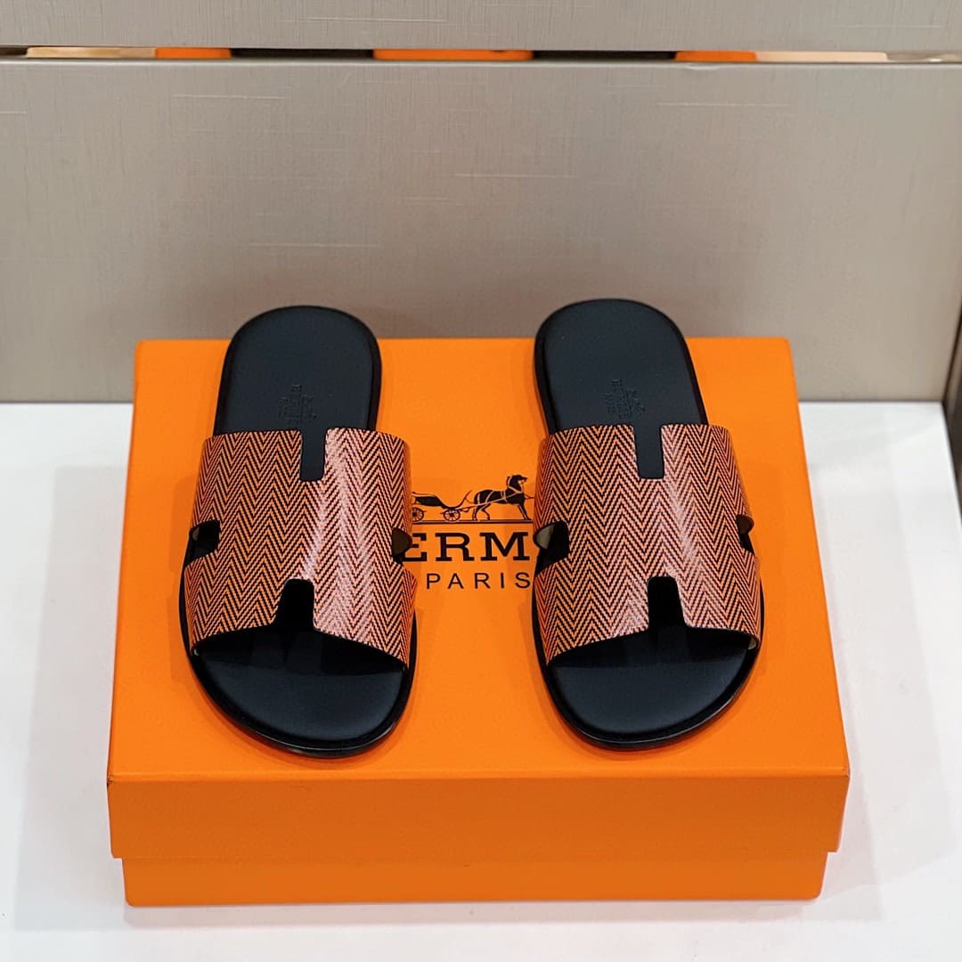 DÉP HERMES IZMIR ORANGE H SANDAL AAA