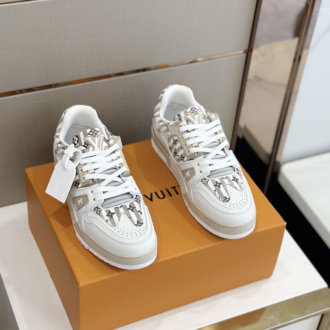 GIÀY LOUIS VUITTON TRAINER MONOGRAM SNEAKERS SHOES AAA