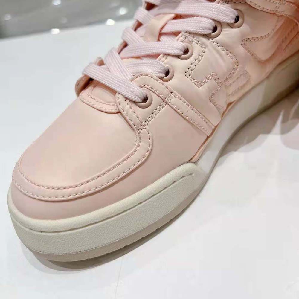 GIÀY Fendi Unisex Match Pink Nylon High-Tops