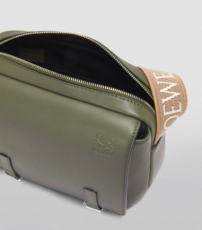 TÚI LOEWE XS Leather Military Messenger Bag
