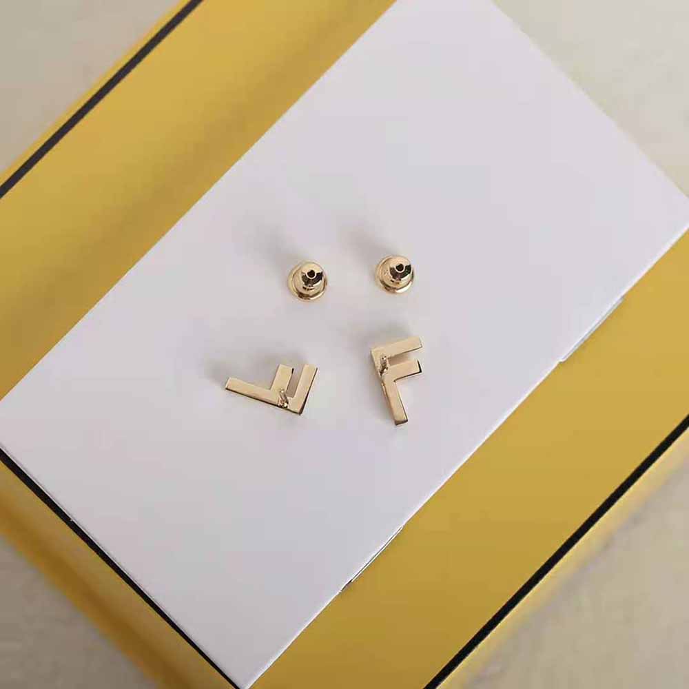 Bông tai Fendi Women Fendi First Earrings Gold-Colored