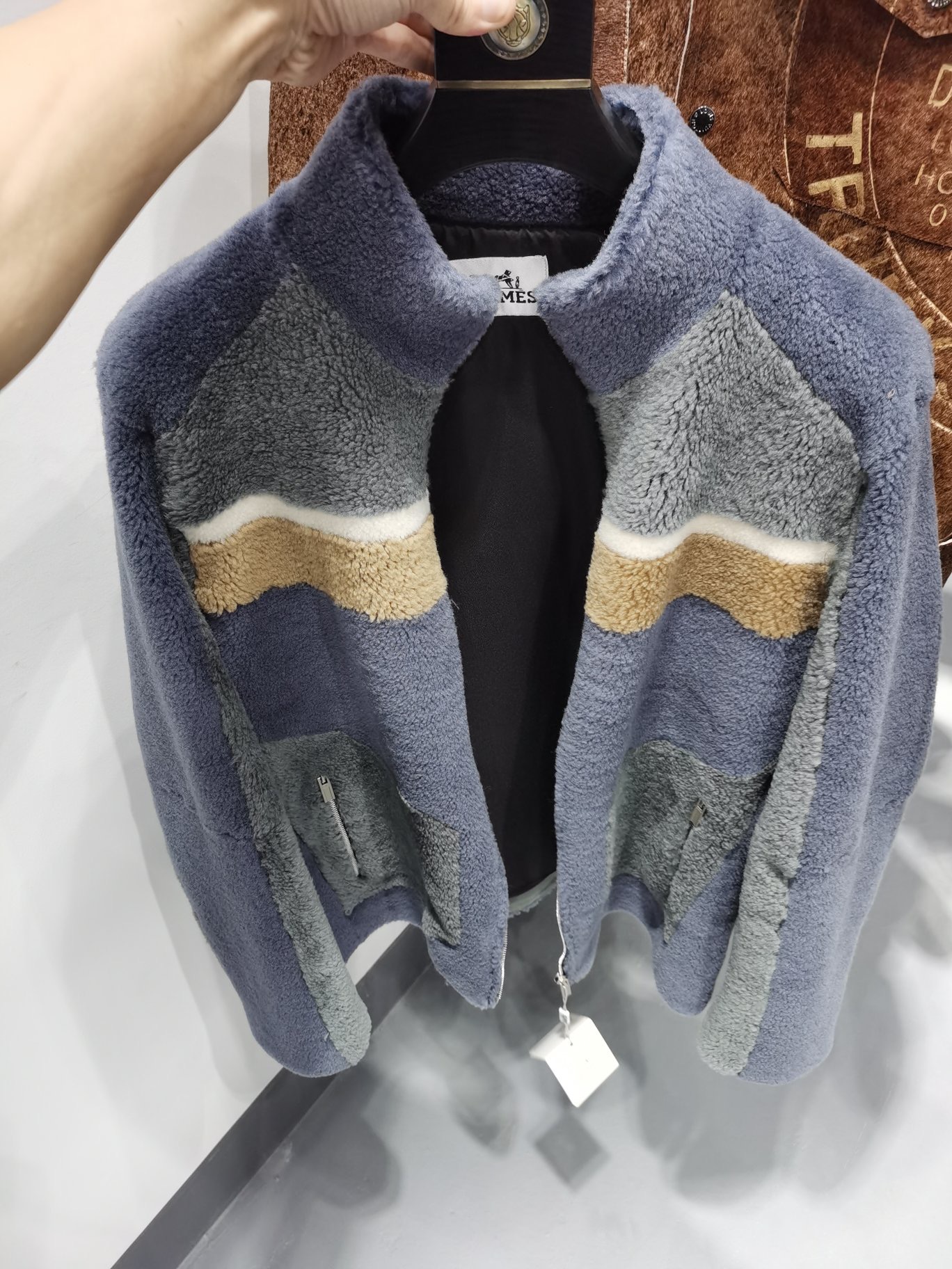ÁO HERMES FUR JACKET ÁO LÔNG