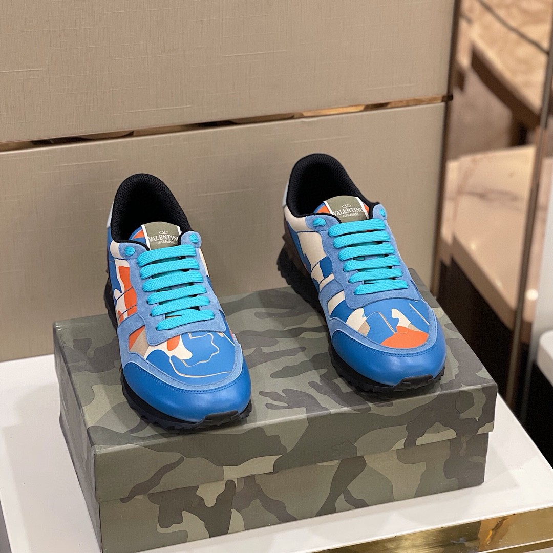 GIÀY VALENTINO STUDD LEATHER RUNNER SNEAKER SHOES AAA