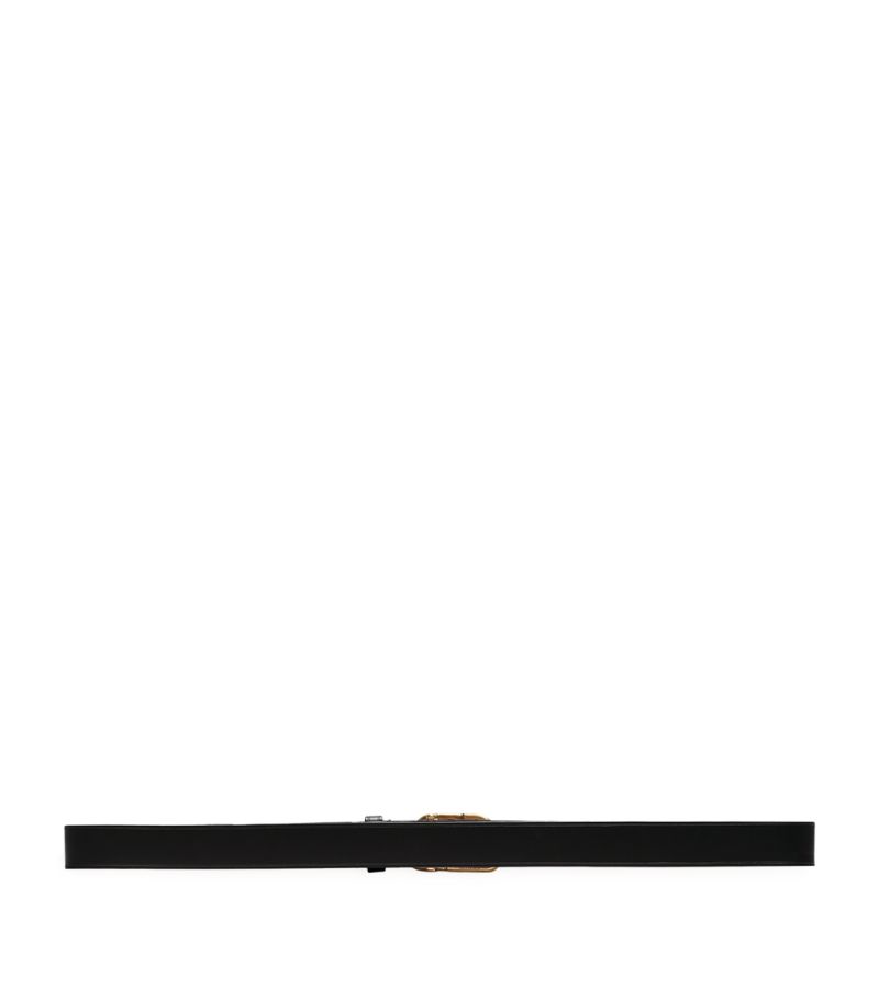 DÂY LƯNG BALENCIAGA  Leather BB Logo Belt 3CM
