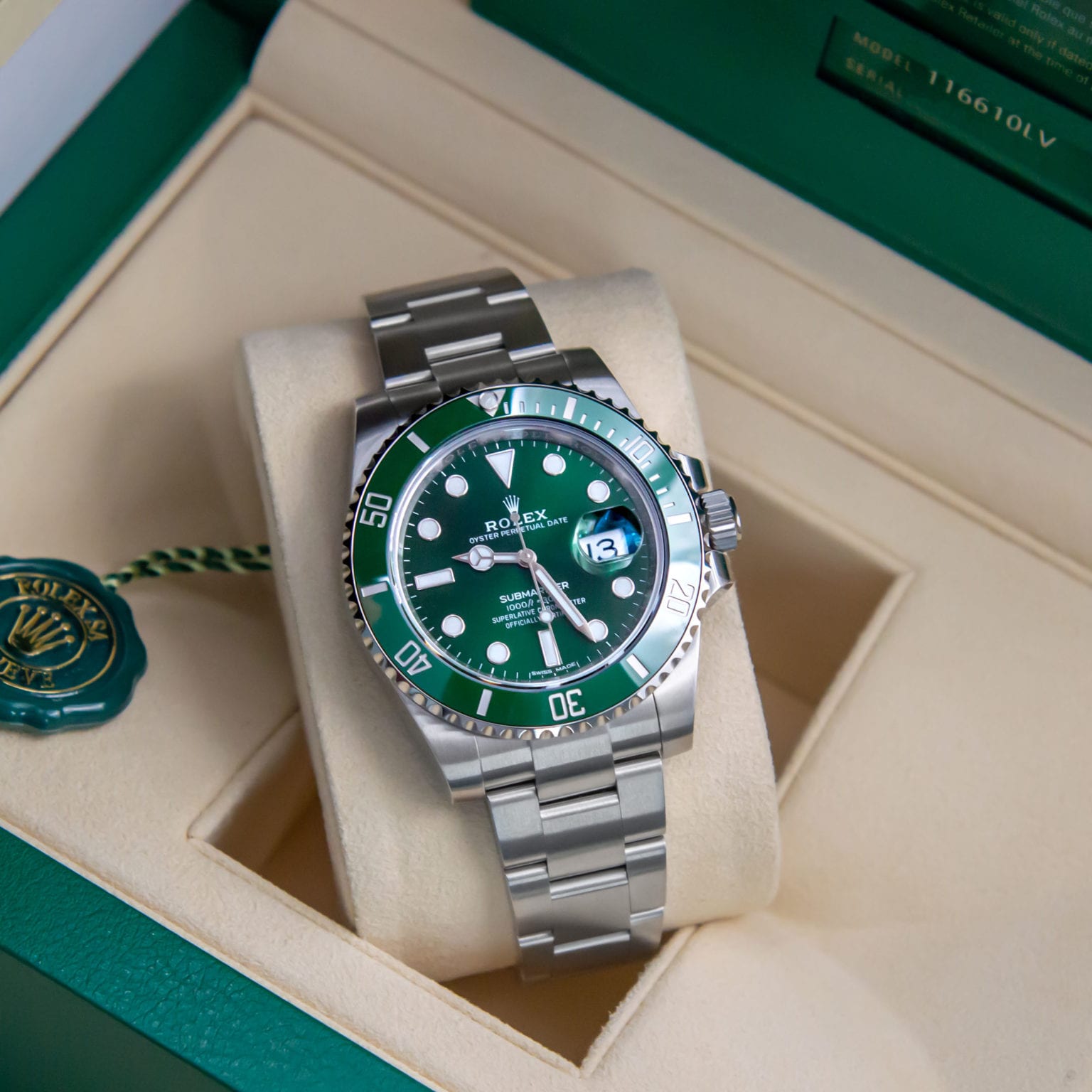 ĐỒNG HỒ Rolex Submariner Green Dial Hulk