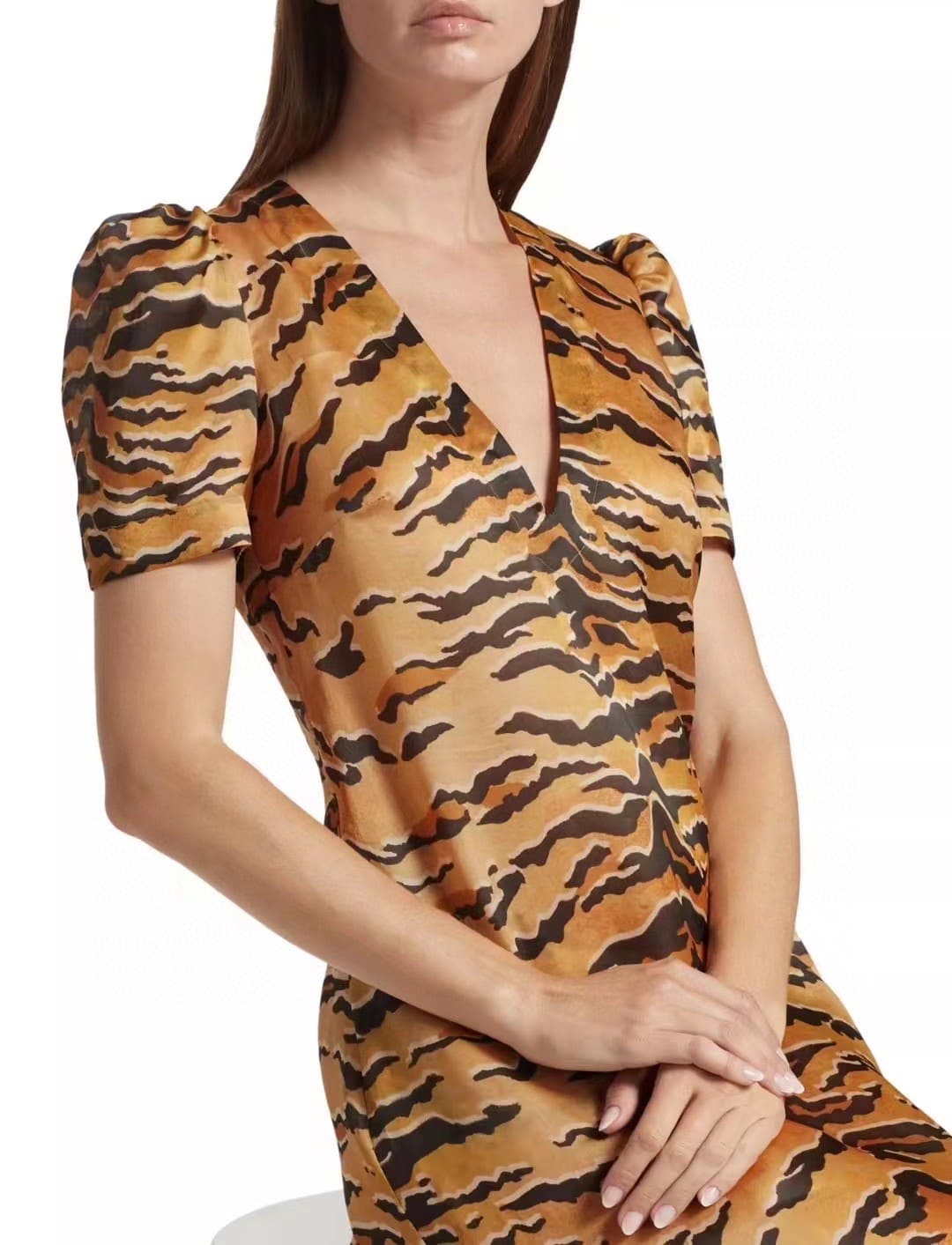 VÁY ZIMMERMANN WITH TIGER PRINT High Classy