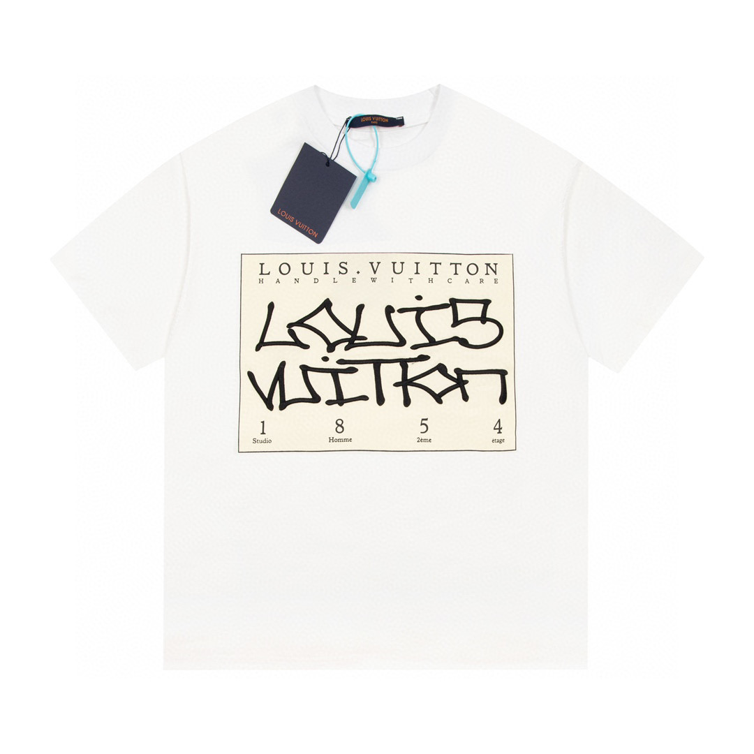LV Frequency Graphic T-Shirt - Ready-to-Wear 1AAU5D