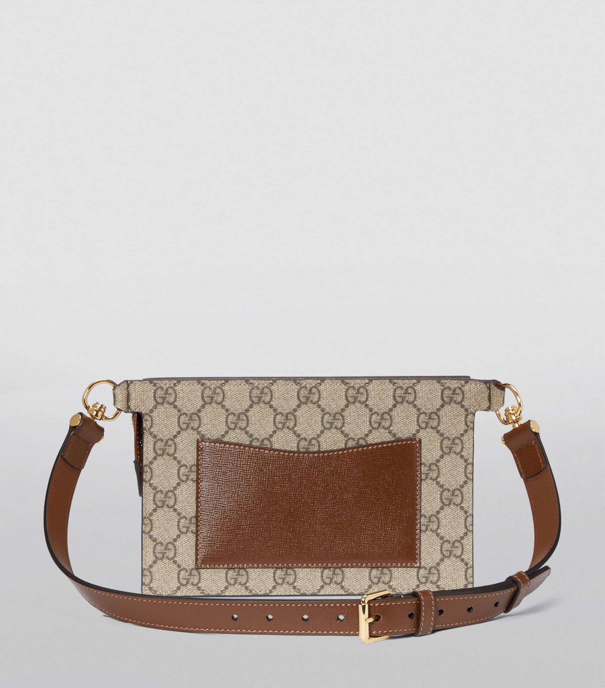 TÚI GUCCI GG Supreme Canvas Interlocking G Belt Bag