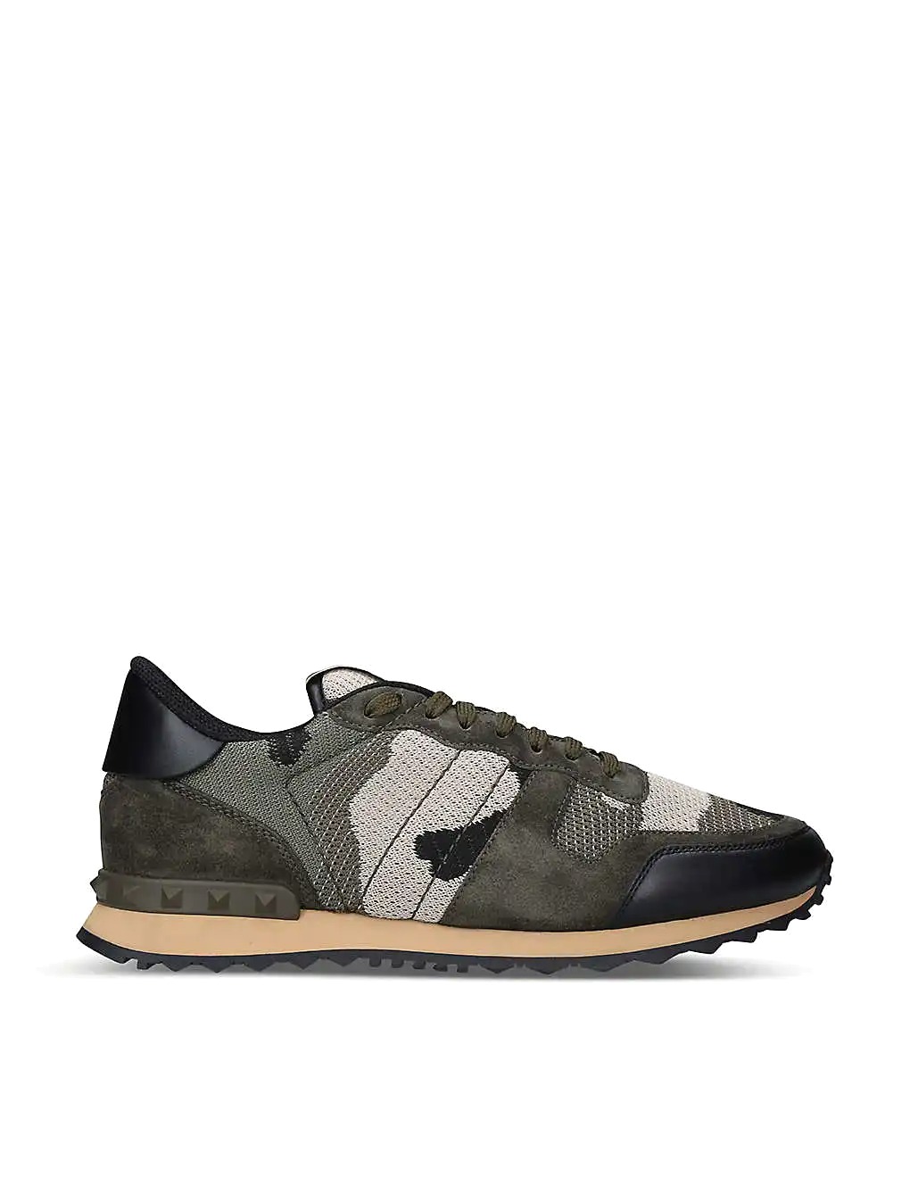 GIÀY VALENTINO GARAVANI Full leather camouflage trainers