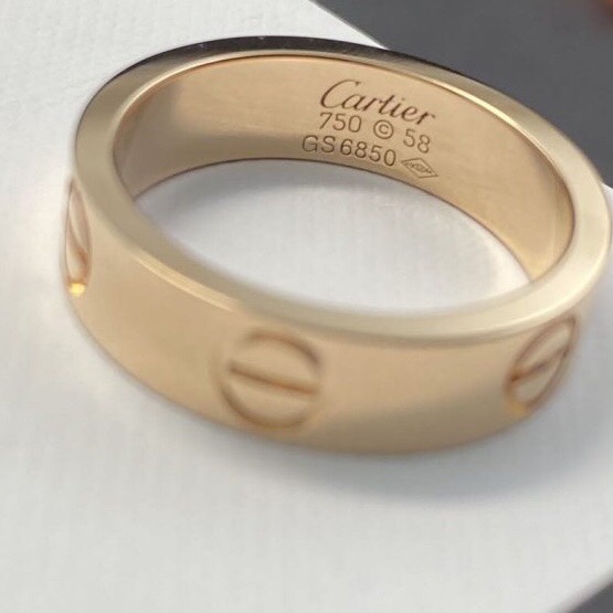 NHẪN CARTIER LOVE RING ROSE GOLD 18K ROSE GOLD
