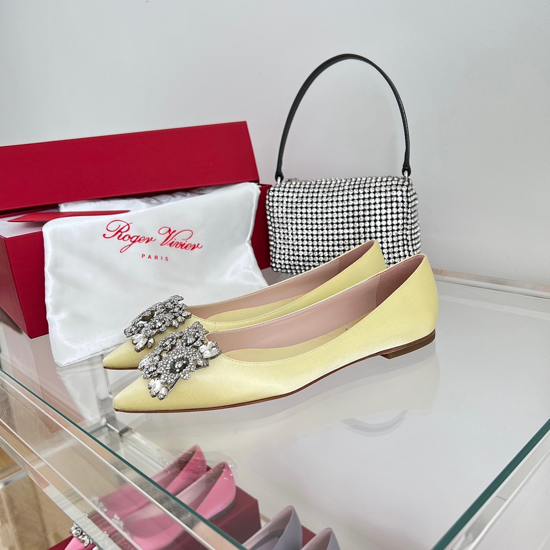 GIÀY ROGER VIVIER Bling Bling ballet flats shoes