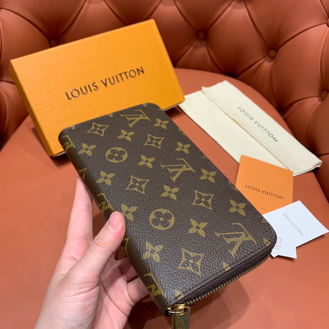 VÍ LOUIS VUITTON MONOGRAM LONG WALLET ZIP